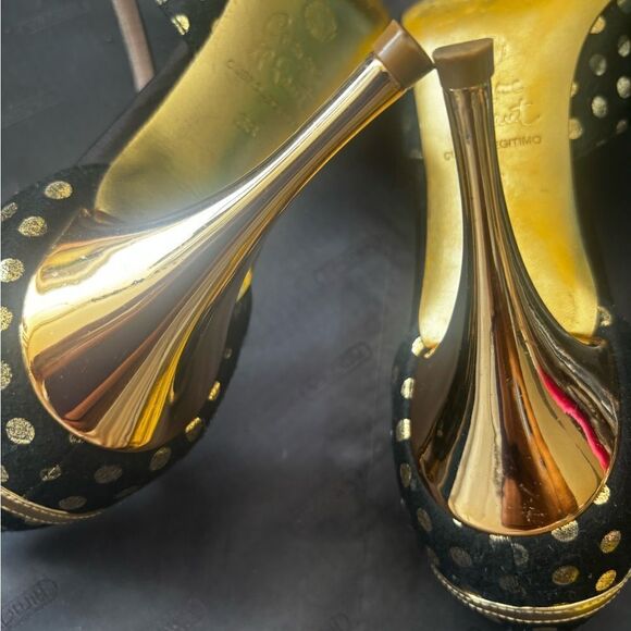 COMME Il FAUT Shoes polka dot y2k sandals rare heels buenos aires open toe - Picture 6 of 9